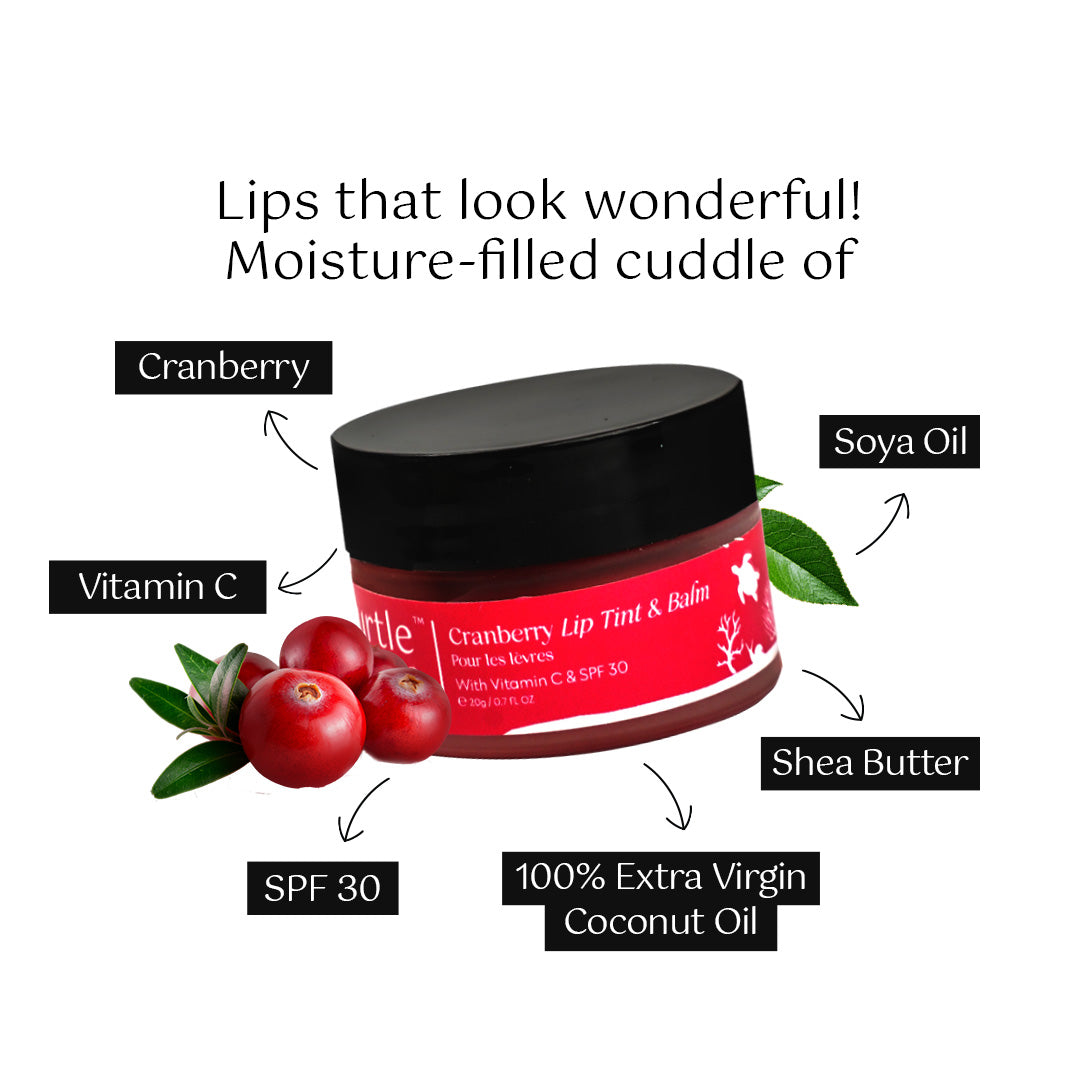 Cranberry Lip Tint & Balm with SPF30