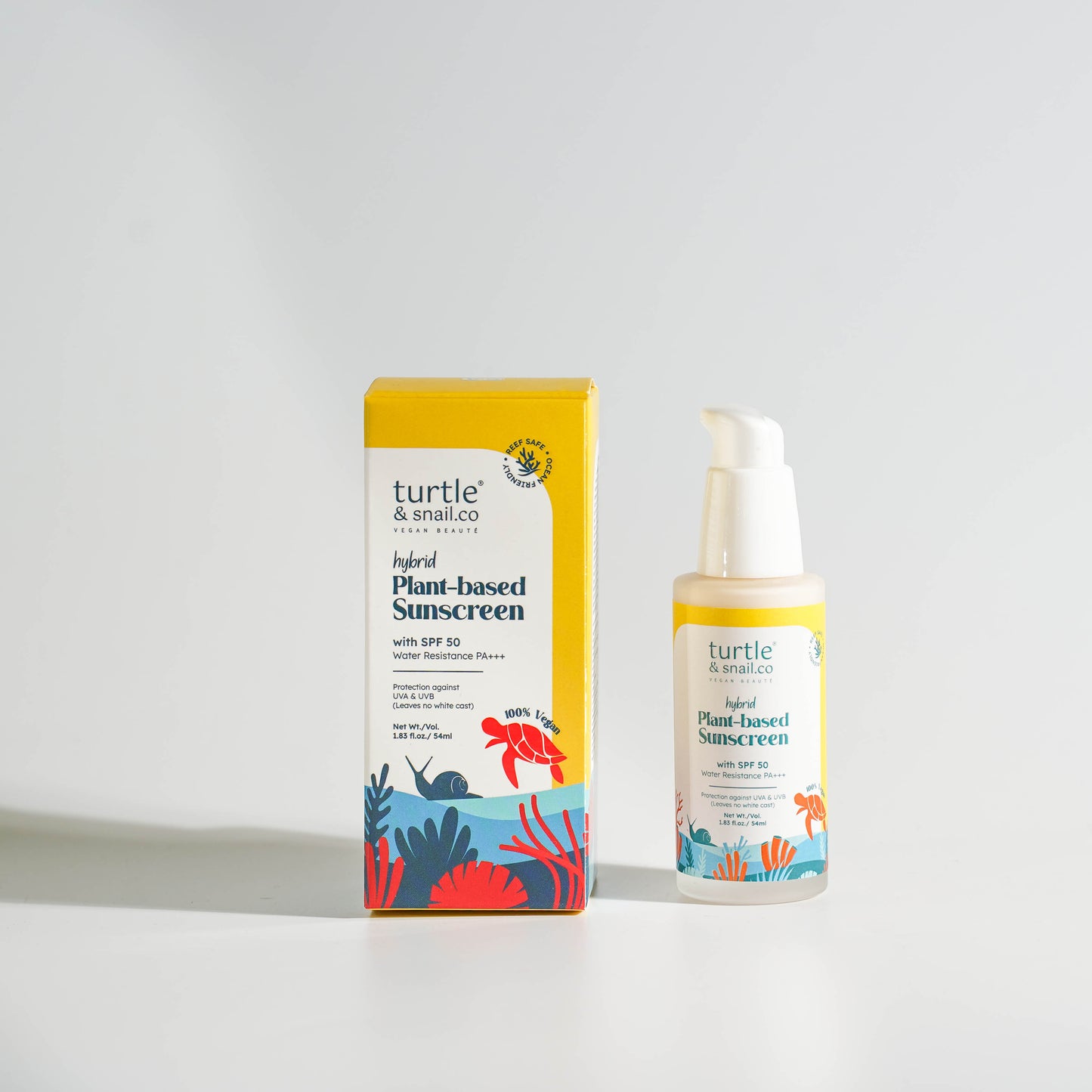 Hybrid Plant-based Sunscreen with SPF50 and PA+++