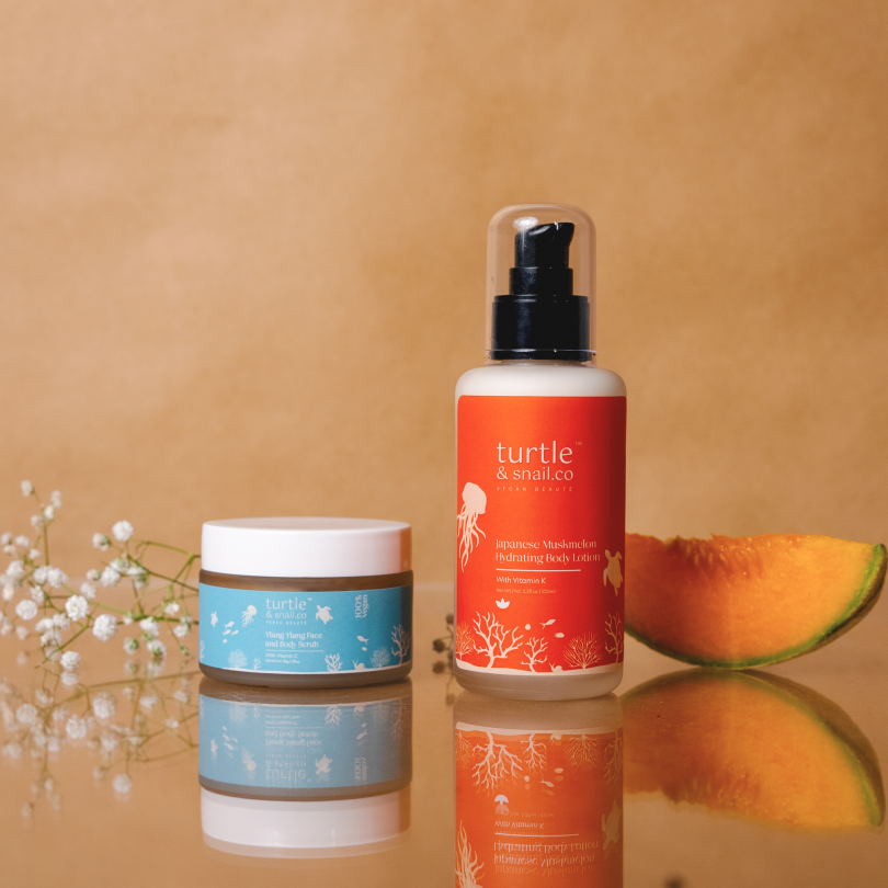 Hydrating Set Body Duo: Scrub + Japanese Muskmelon Lotion