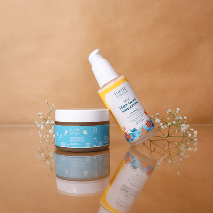 Radiant Skin Duo: Scrub + Sunscreen