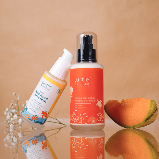 Hydrate & Protect Set: Japanese Muskmelon Lotion + Sunscreen